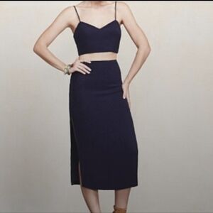 Reformation Alda Set in Navy